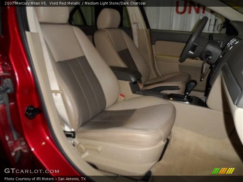 Vivid Red Metallic / Medium Light Stone/Dark Charcoal 2007 Mercury Milan V6