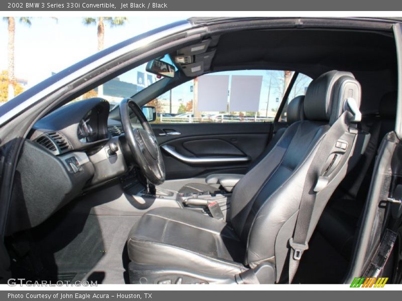 Jet Black / Black 2002 BMW 3 Series 330i Convertible