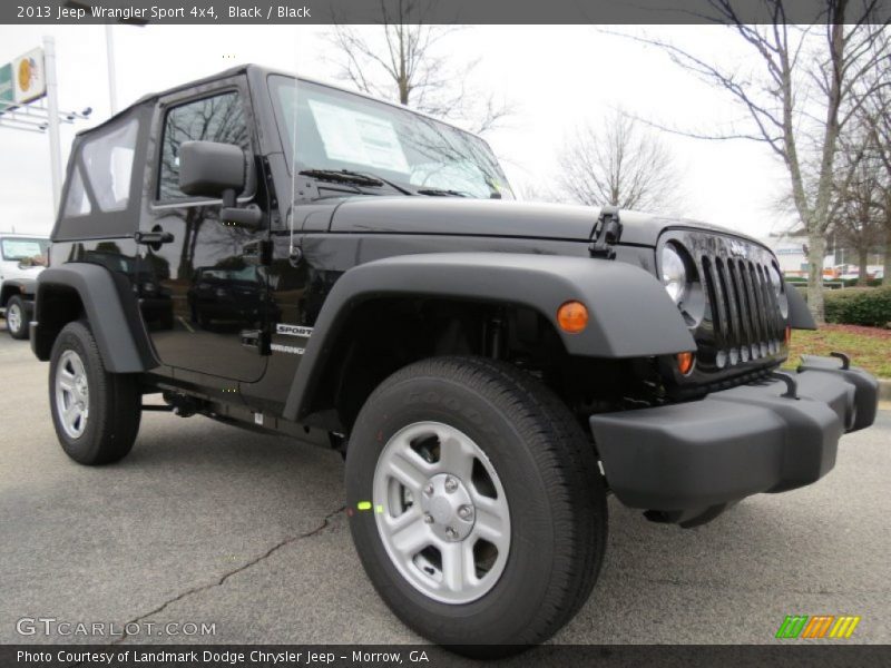 Black / Black 2013 Jeep Wrangler Sport 4x4
