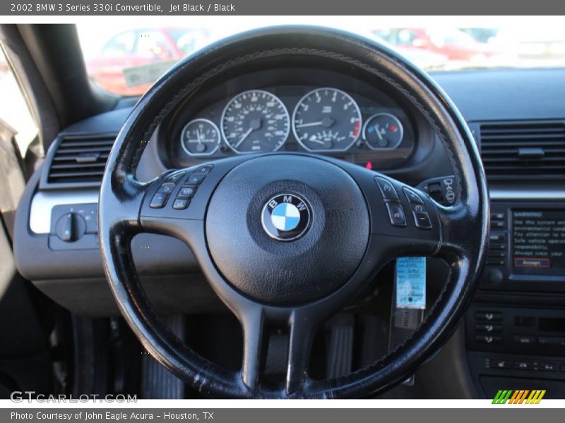 Jet Black / Black 2002 BMW 3 Series 330i Convertible
