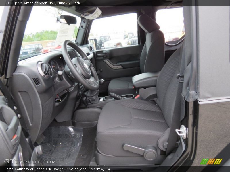 Black / Black 2013 Jeep Wrangler Sport 4x4