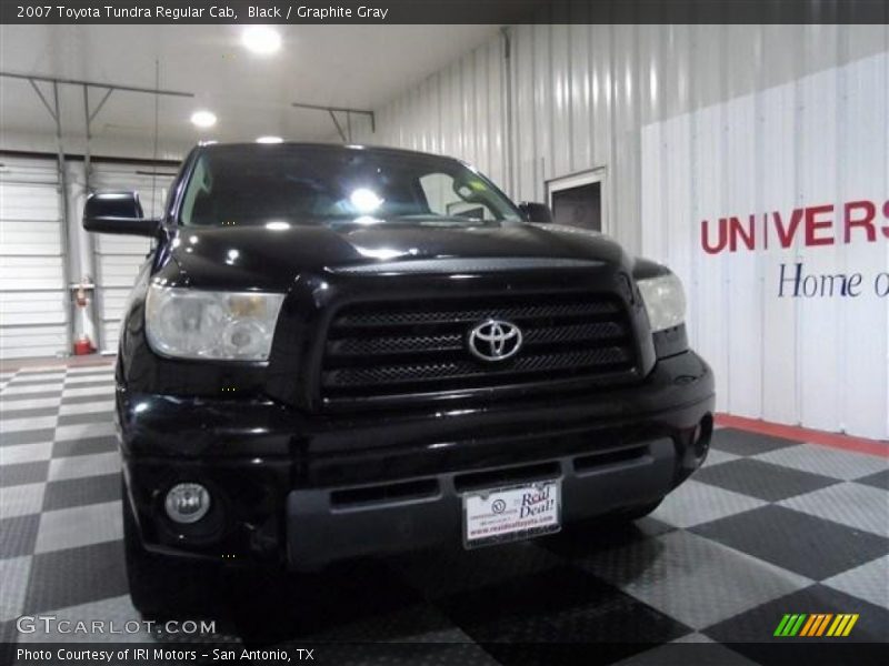 Black / Graphite Gray 2007 Toyota Tundra Regular Cab