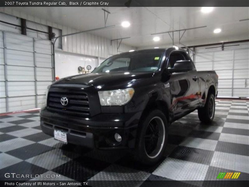 Black / Graphite Gray 2007 Toyota Tundra Regular Cab
