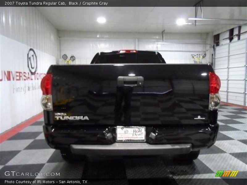 Black / Graphite Gray 2007 Toyota Tundra Regular Cab