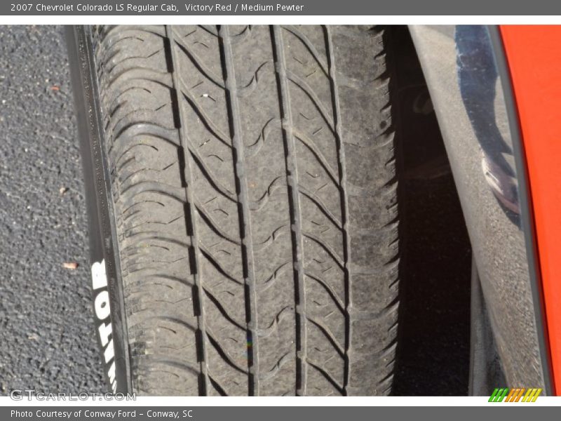 Victory Red / Medium Pewter 2007 Chevrolet Colorado LS Regular Cab