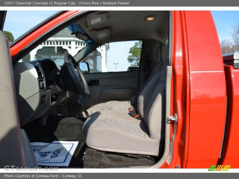 Victory Red / Medium Pewter 2007 Chevrolet Colorado LS Regular Cab