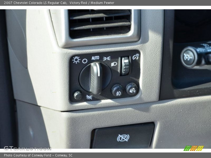 Victory Red / Medium Pewter 2007 Chevrolet Colorado LS Regular Cab