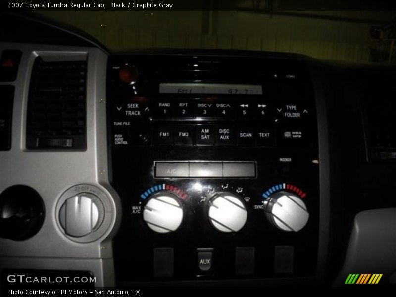 Black / Graphite Gray 2007 Toyota Tundra Regular Cab