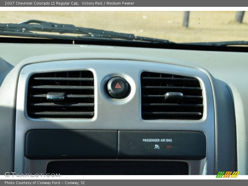 Victory Red / Medium Pewter 2007 Chevrolet Colorado LS Regular Cab