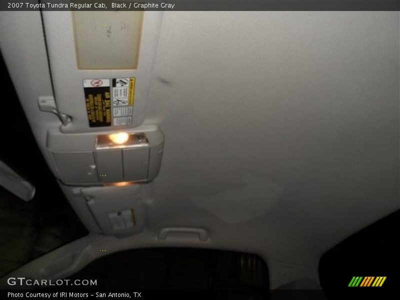 Black / Graphite Gray 2007 Toyota Tundra Regular Cab