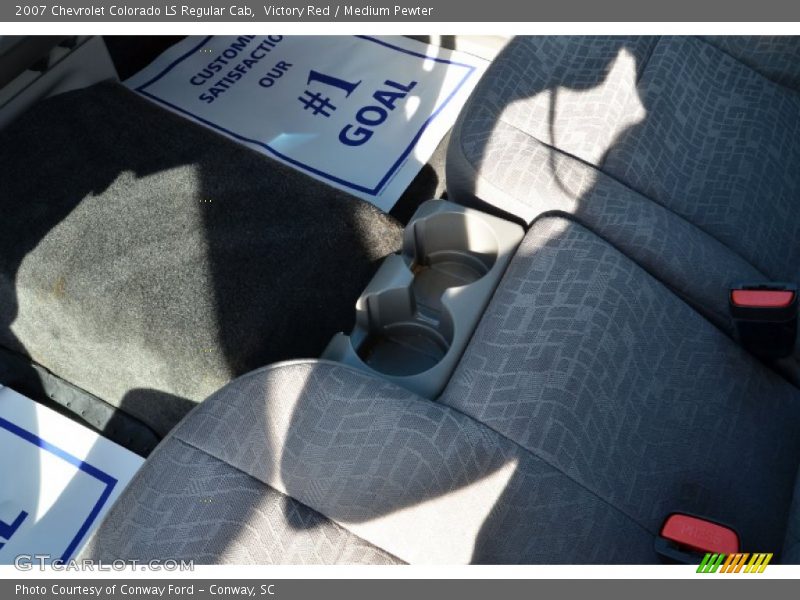 Victory Red / Medium Pewter 2007 Chevrolet Colorado LS Regular Cab