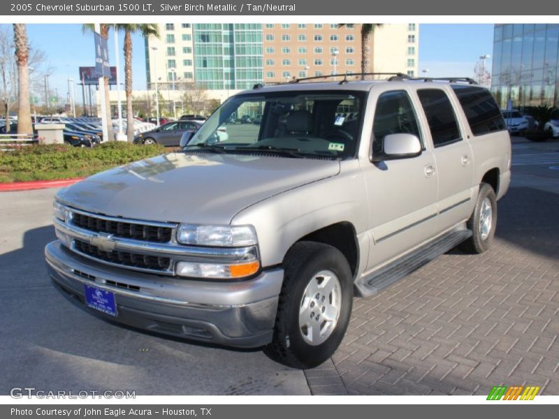 Silver Birch Metallic / Tan/Neutral 2005 Chevrolet Suburban 1500 LT