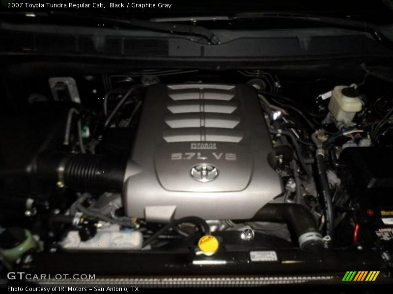Black / Graphite Gray 2007 Toyota Tundra Regular Cab