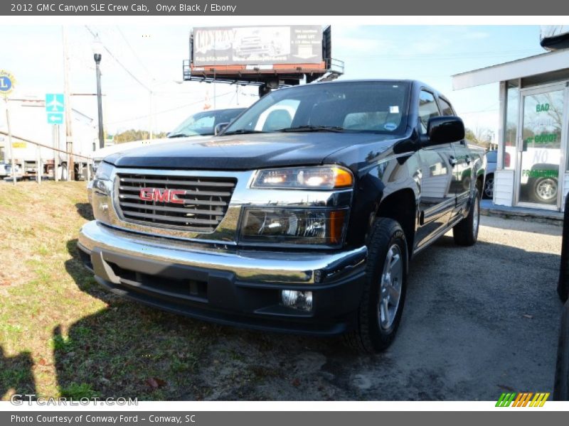 Onyx Black / Ebony 2012 GMC Canyon SLE Crew Cab