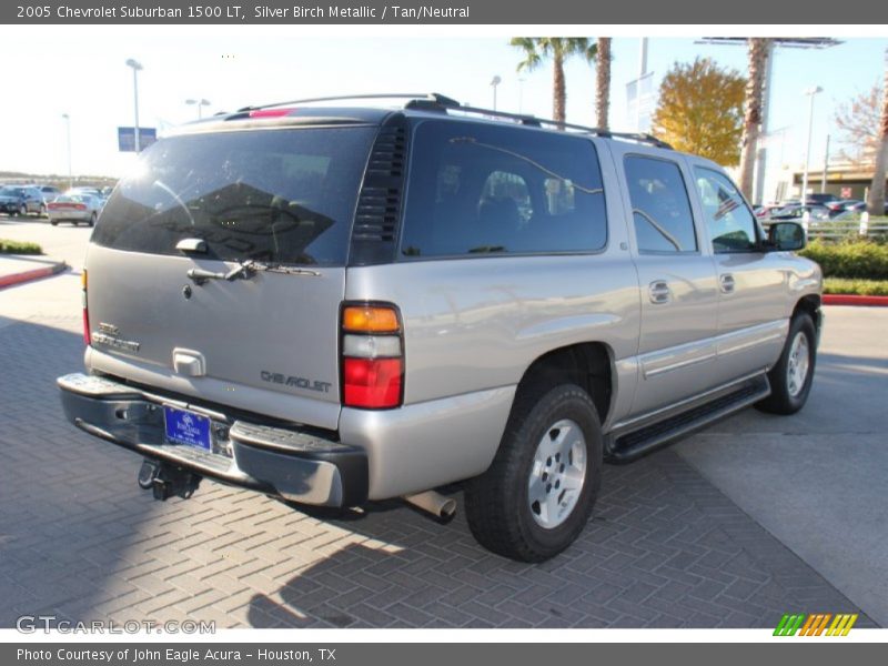 Silver Birch Metallic / Tan/Neutral 2005 Chevrolet Suburban 1500 LT