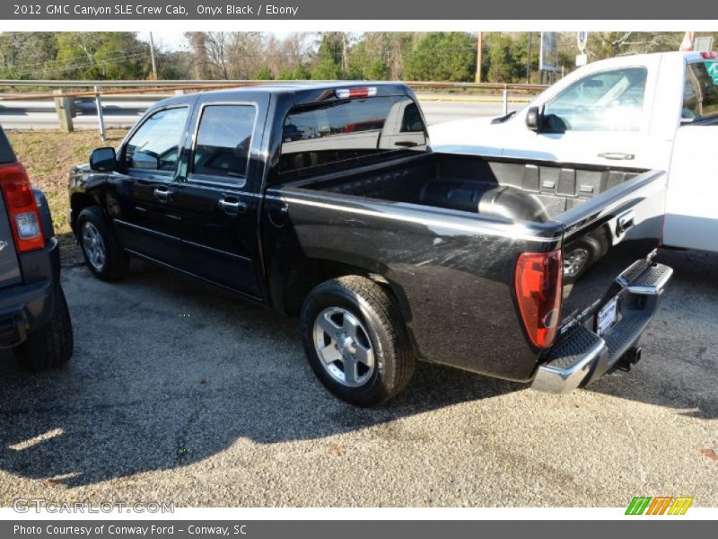 Onyx Black / Ebony 2012 GMC Canyon SLE Crew Cab