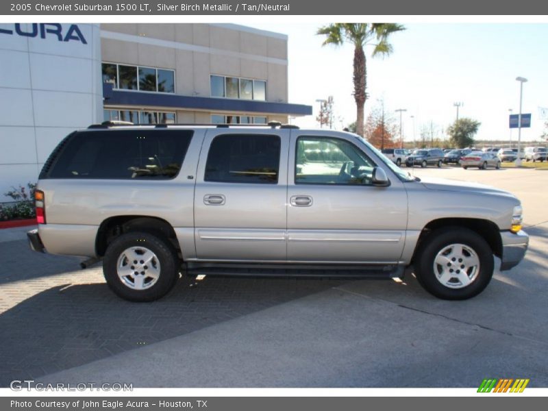 Silver Birch Metallic / Tan/Neutral 2005 Chevrolet Suburban 1500 LT