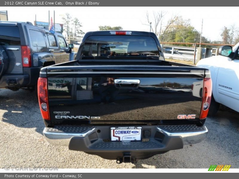 Onyx Black / Ebony 2012 GMC Canyon SLE Crew Cab