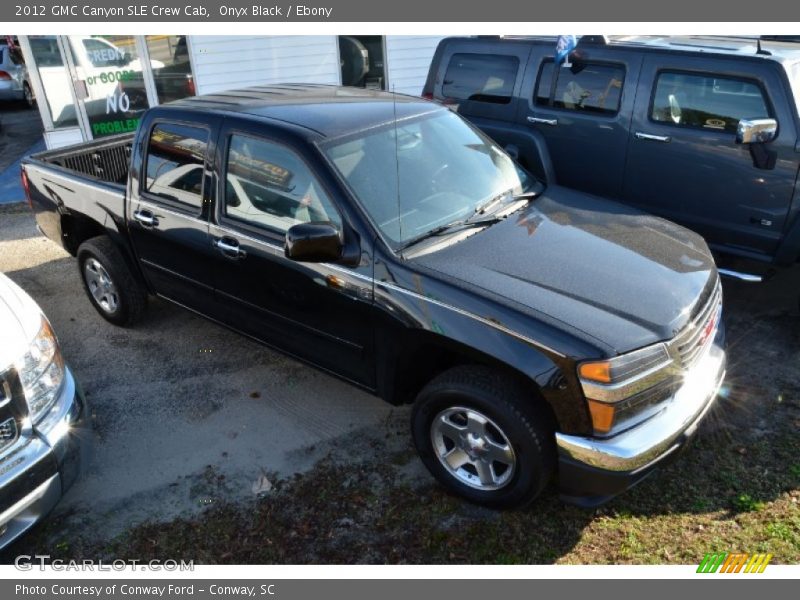 Onyx Black / Ebony 2012 GMC Canyon SLE Crew Cab