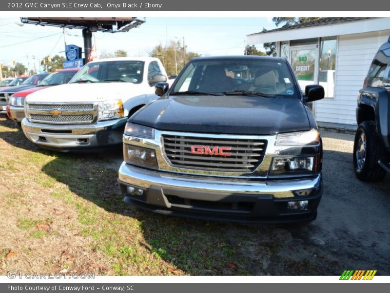 Onyx Black / Ebony 2012 GMC Canyon SLE Crew Cab