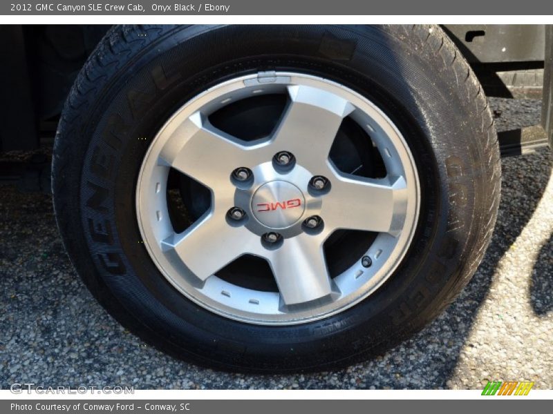 Onyx Black / Ebony 2012 GMC Canyon SLE Crew Cab