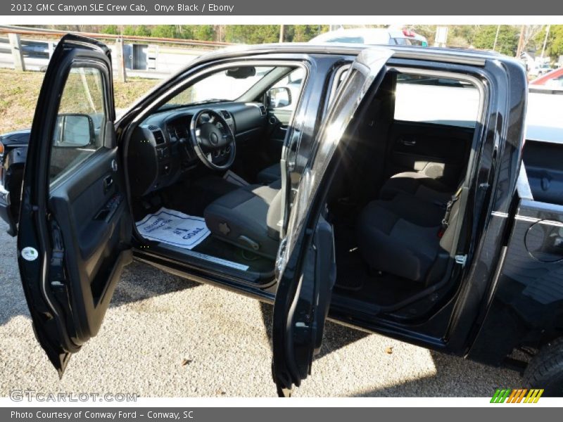 Onyx Black / Ebony 2012 GMC Canyon SLE Crew Cab