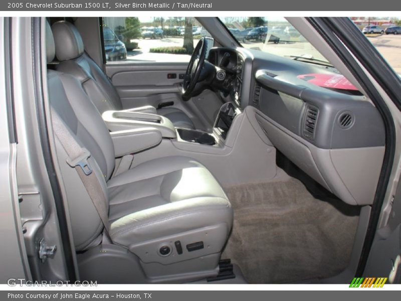 Silver Birch Metallic / Tan/Neutral 2005 Chevrolet Suburban 1500 LT