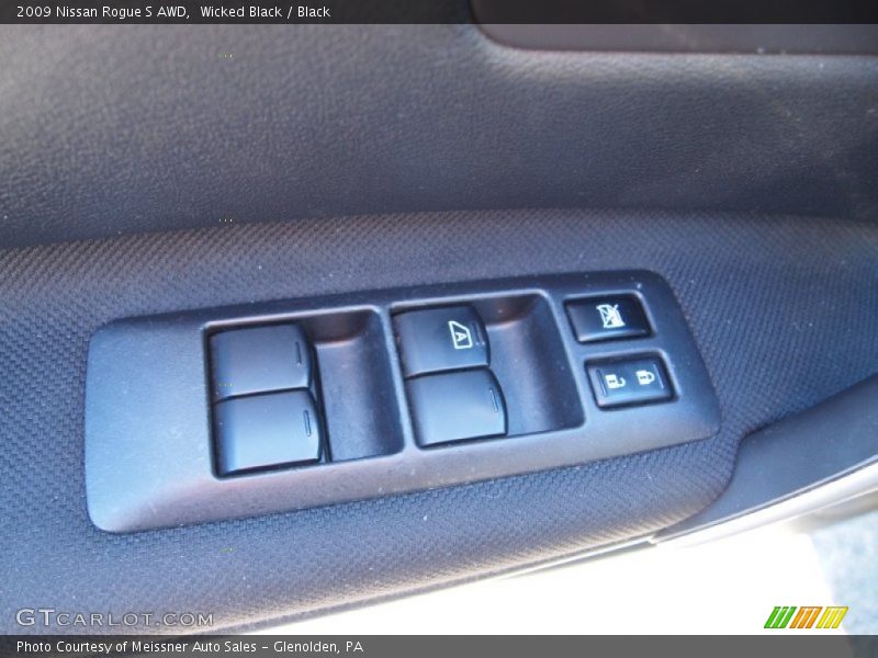 Wicked Black / Black 2009 Nissan Rogue S AWD