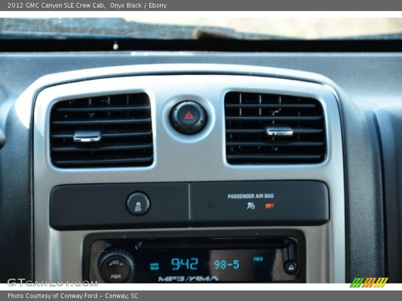 Onyx Black / Ebony 2012 GMC Canyon SLE Crew Cab