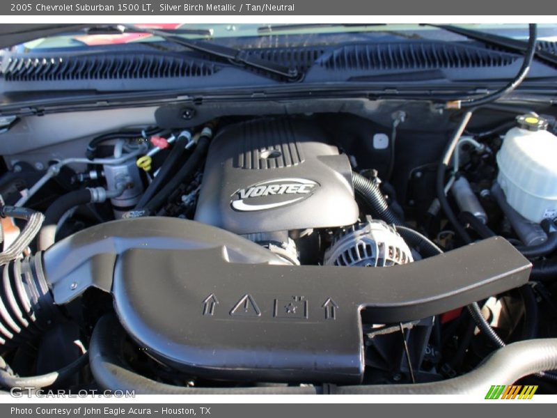 Silver Birch Metallic / Tan/Neutral 2005 Chevrolet Suburban 1500 LT