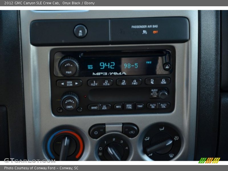 Onyx Black / Ebony 2012 GMC Canyon SLE Crew Cab