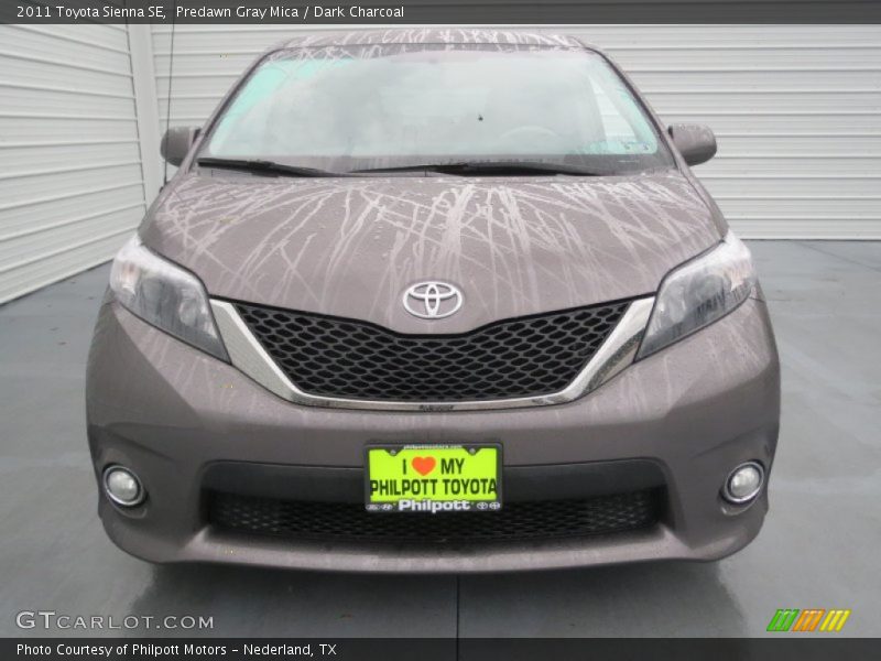 Predawn Gray Mica / Dark Charcoal 2011 Toyota Sienna SE