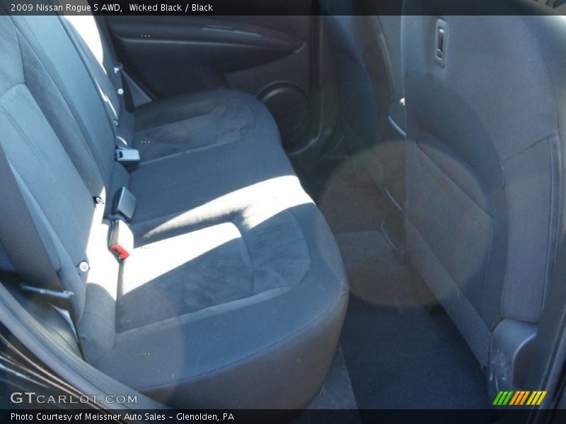 Wicked Black / Black 2009 Nissan Rogue S AWD
