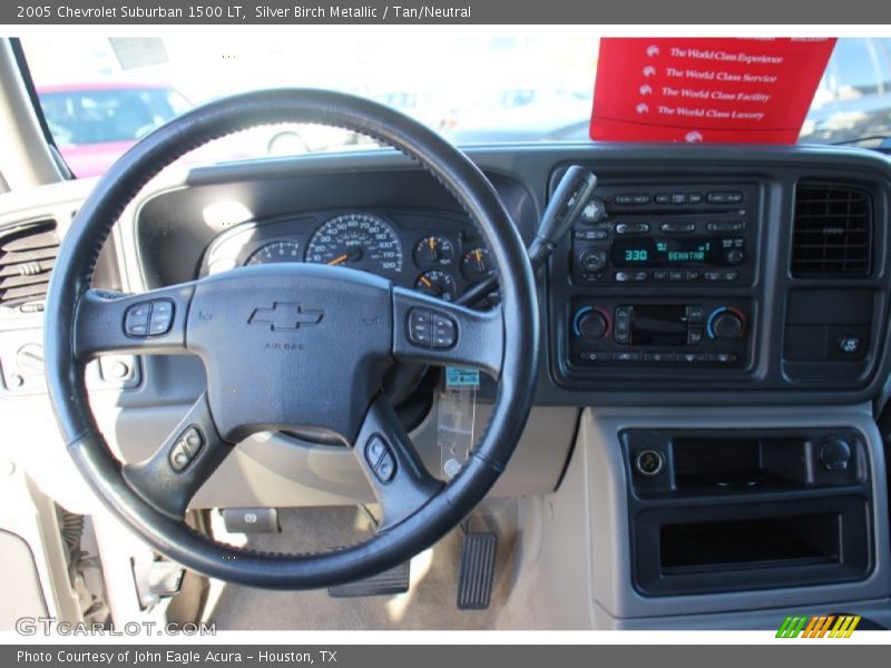 Silver Birch Metallic / Tan/Neutral 2005 Chevrolet Suburban 1500 LT