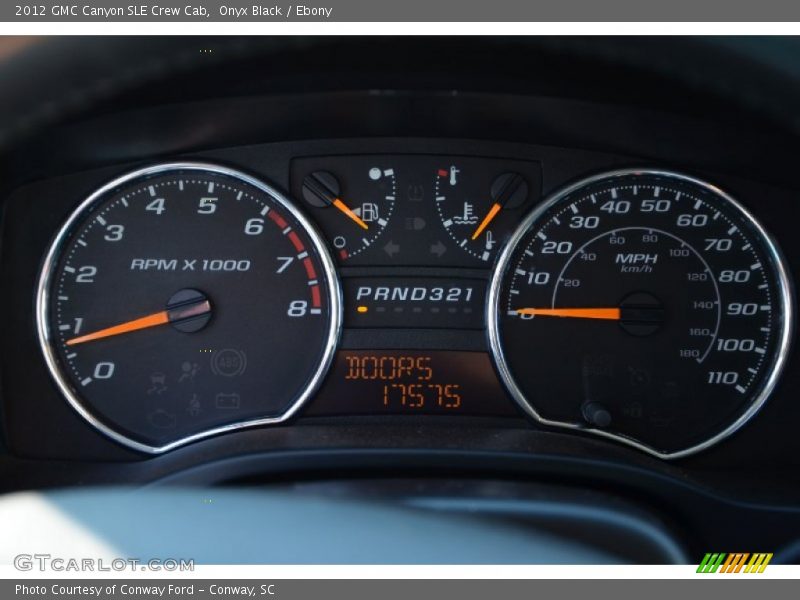 Onyx Black / Ebony 2012 GMC Canyon SLE Crew Cab