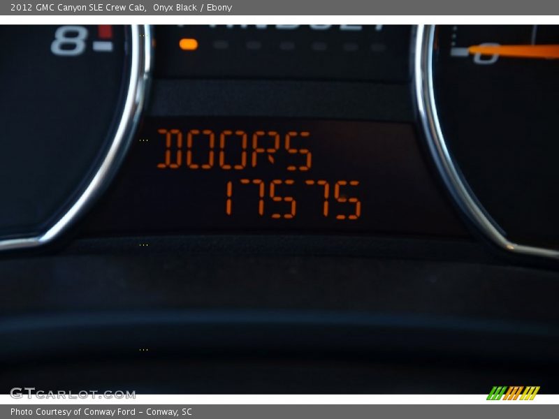 Onyx Black / Ebony 2012 GMC Canyon SLE Crew Cab