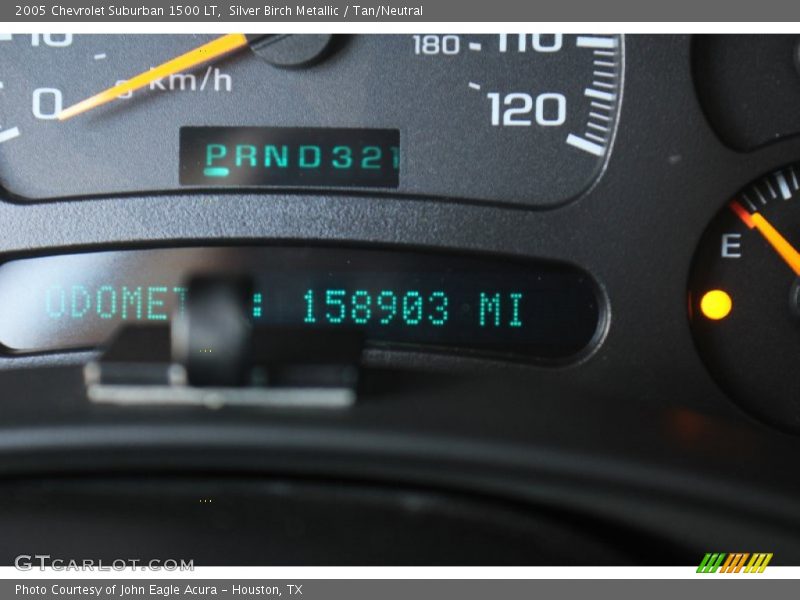 Silver Birch Metallic / Tan/Neutral 2005 Chevrolet Suburban 1500 LT