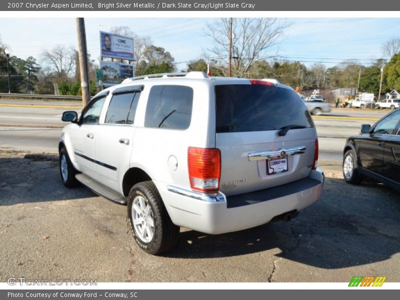 Bright Silver Metallic / Dark Slate Gray/Light Slate Gray 2007 Chrysler Aspen Limited