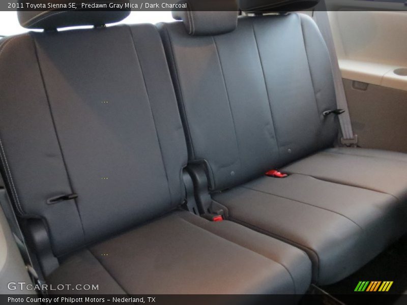 Rear Seat of 2011 Sienna SE