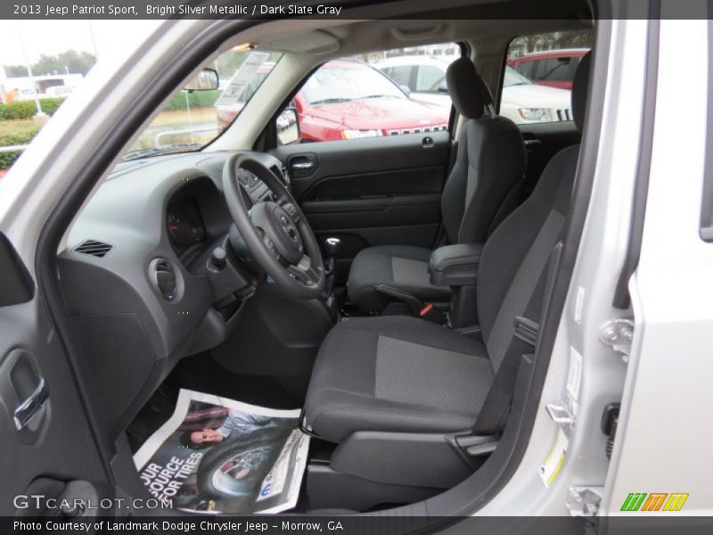 Bright Silver Metallic / Dark Slate Gray 2013 Jeep Patriot Sport