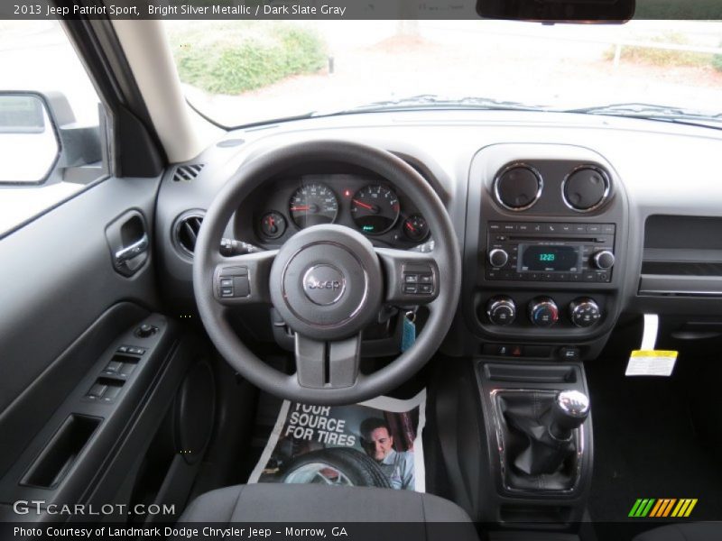 Bright Silver Metallic / Dark Slate Gray 2013 Jeep Patriot Sport