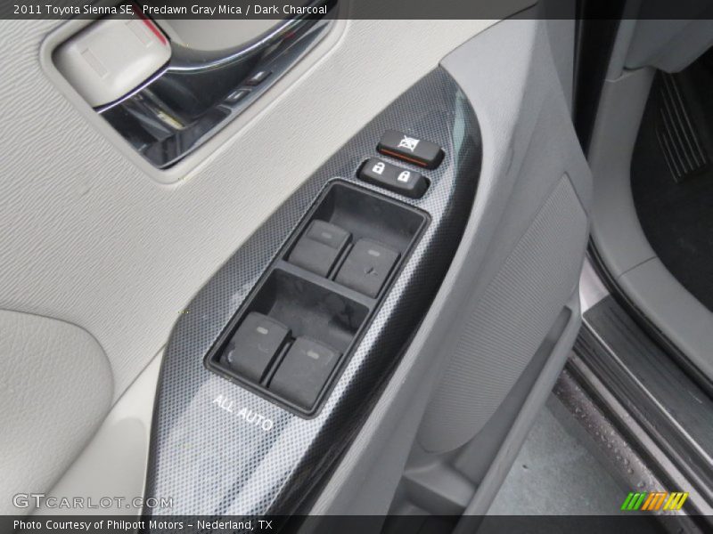 Predawn Gray Mica / Dark Charcoal 2011 Toyota Sienna SE