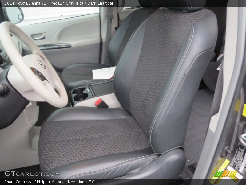 Front Seat of 2011 Sienna SE