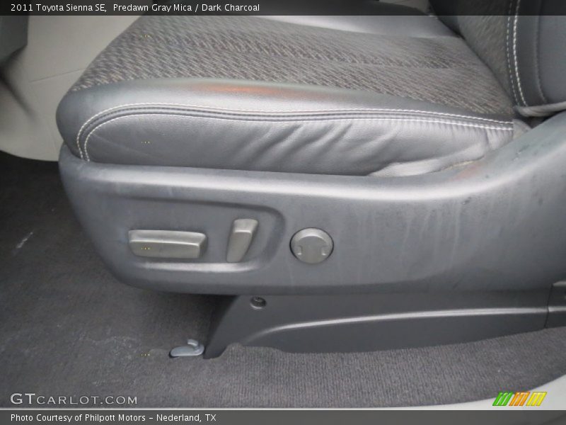 Predawn Gray Mica / Dark Charcoal 2011 Toyota Sienna SE