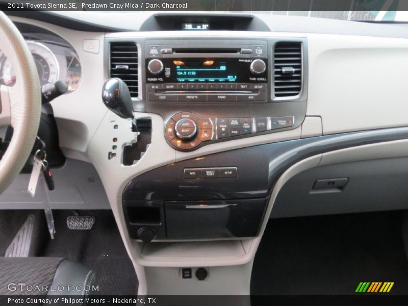 Predawn Gray Mica / Dark Charcoal 2011 Toyota Sienna SE