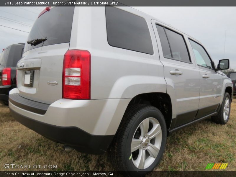 Bright Silver Metallic / Dark Slate Gray 2013 Jeep Patriot Latitude