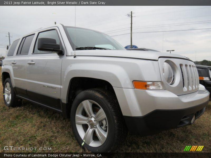 Bright Silver Metallic / Dark Slate Gray 2013 Jeep Patriot Latitude
