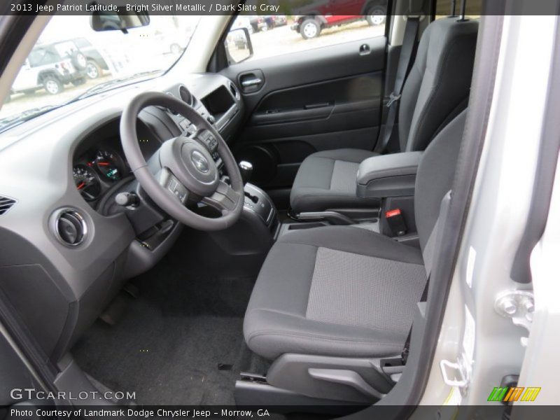 Bright Silver Metallic / Dark Slate Gray 2013 Jeep Patriot Latitude