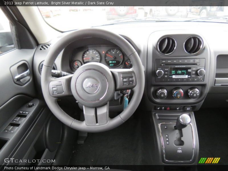 Bright Silver Metallic / Dark Slate Gray 2013 Jeep Patriot Latitude