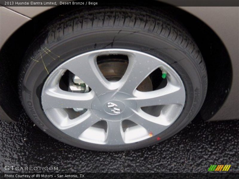 Desert Bronze / Beige 2013 Hyundai Elantra Limited